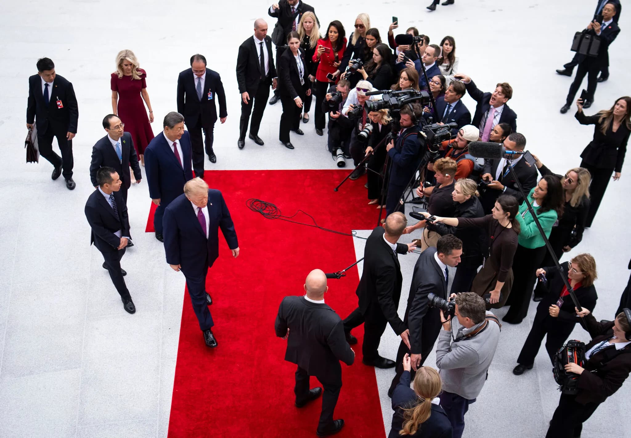Reporters Return to the White House, but TV Standoff Persists
