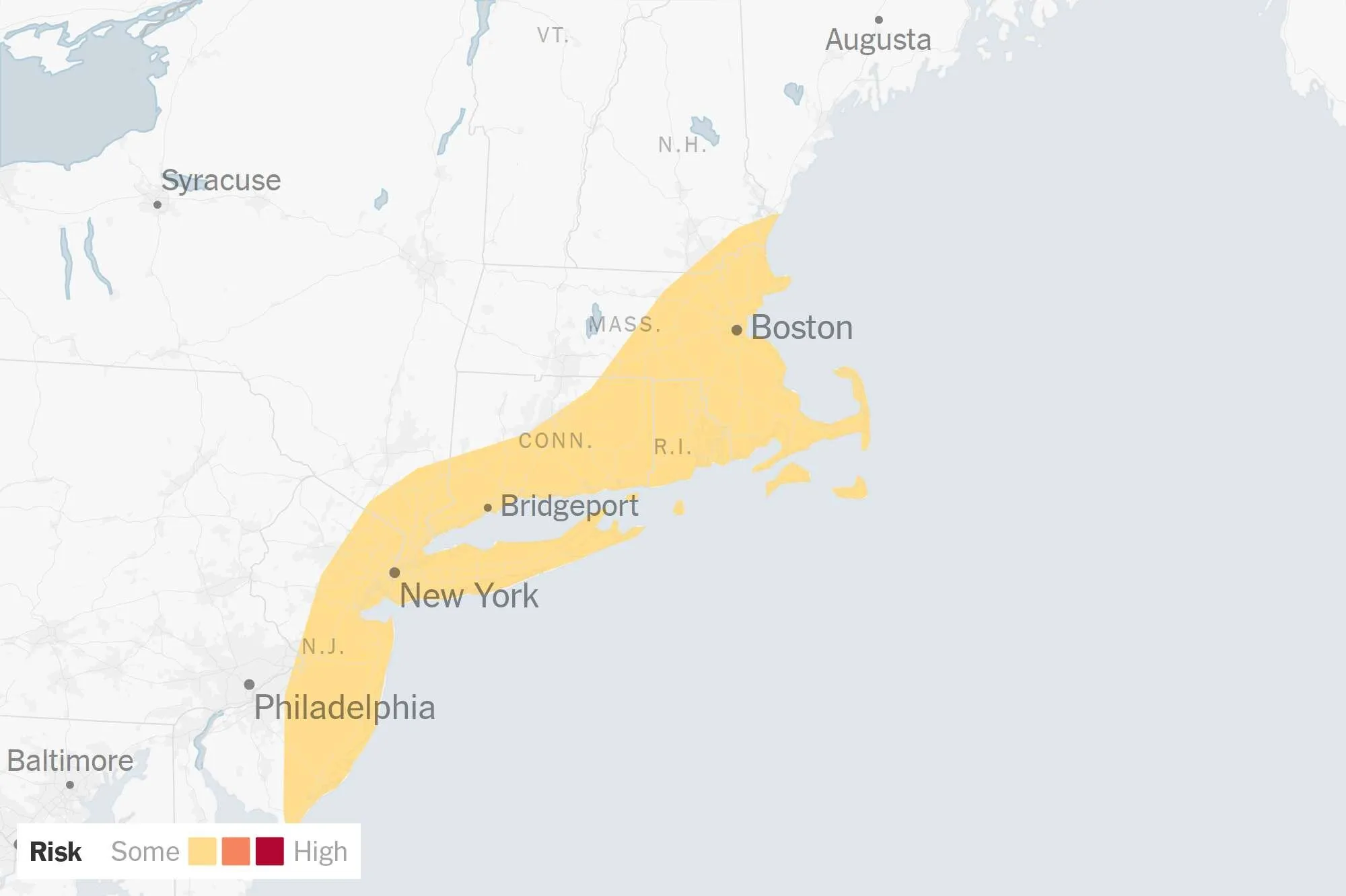 Powerful Fall Storm Strengthens as It Crawls Up the East Coast