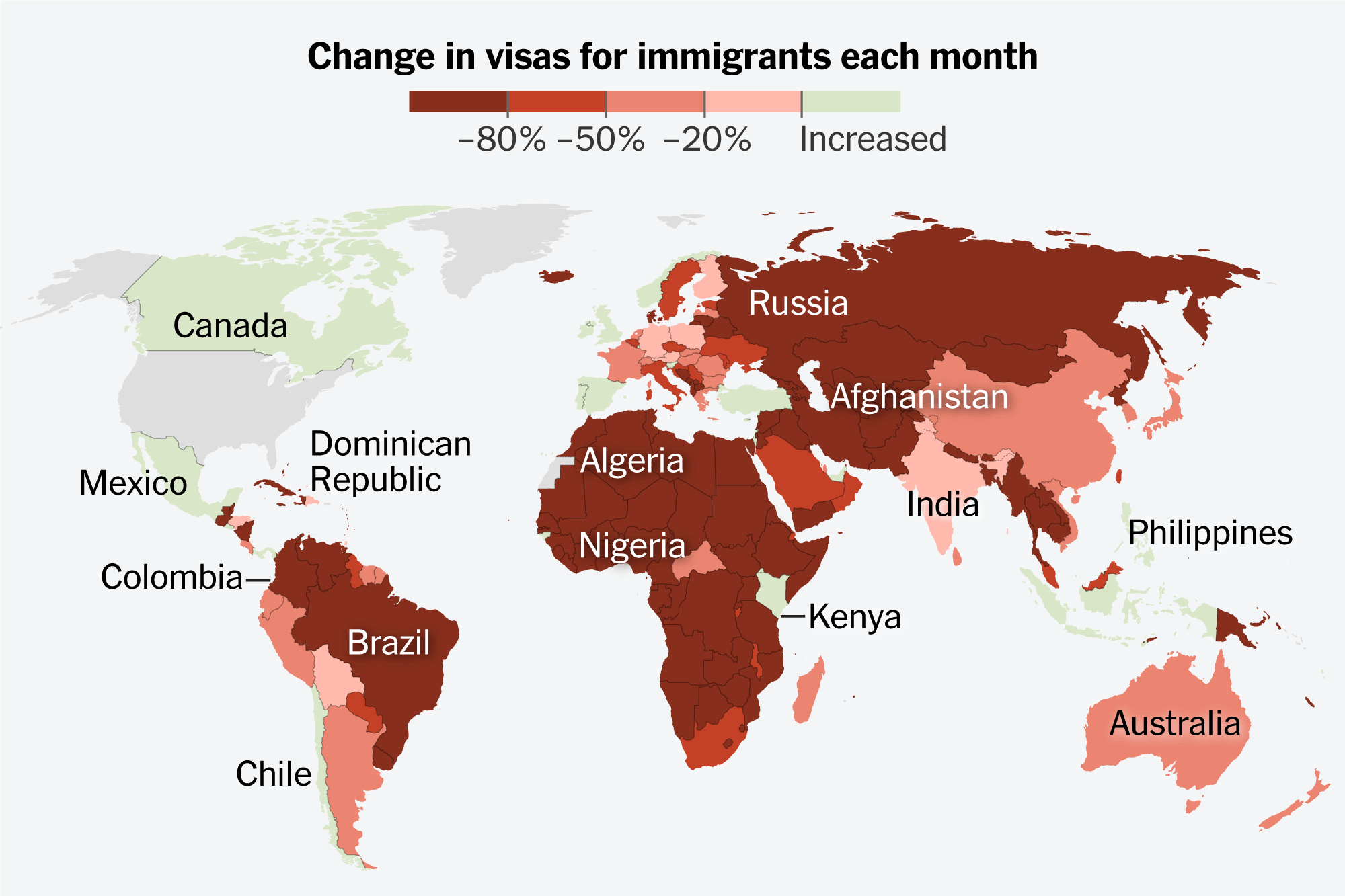 Legal Immigration Fell Sharply Under Trump Policies Adopted Early This Year